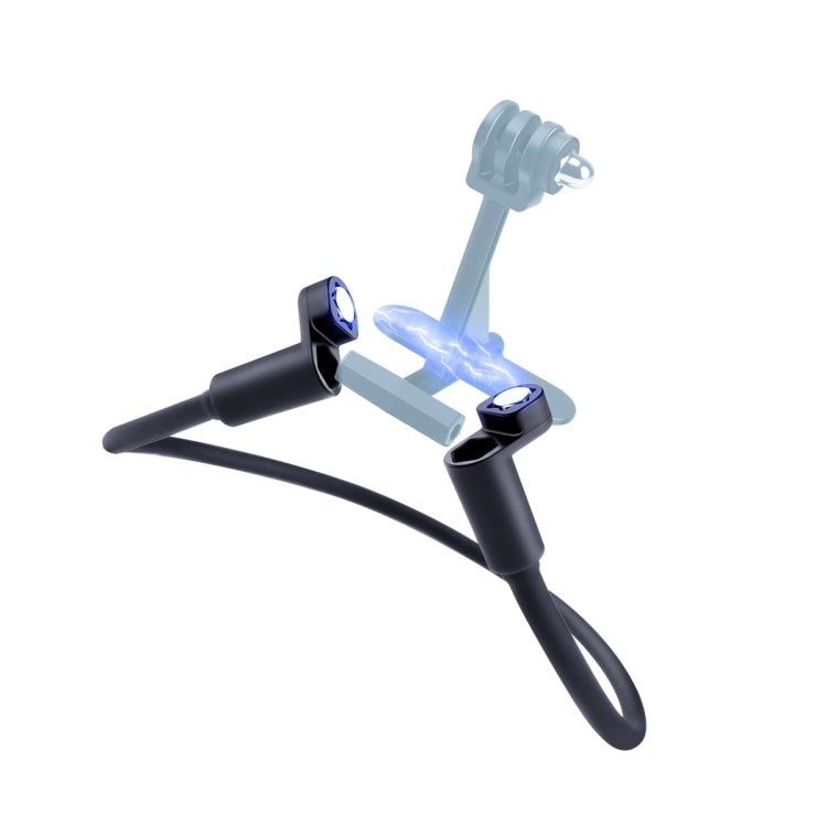 Hands Free Lazy Wearable Neck Camera Phone Holder with Phone Clamp, Extended Version(Black) - Holder by PMC TechLife | Online Shopping South Africa | PMC TechLife | Buy Now Pay Later Mobicred