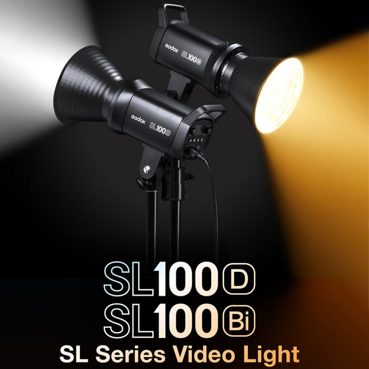 Godox SL100D 100W 5600K Daylight-balanced LED Light Studio Continuous Photo Video Light(UK Plug)
