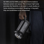 Godox SL100D 100W 5600K Daylight-balanced LED Light Studio Continuous Photo Video Light(UK Plug)