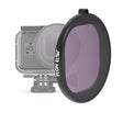 JSR Round Housing ND16 Lens Filter for GoPro HERO8 Black - Lens Filter by JSR | Online Shopping South Africa | PMC TechLife | Buy Now Pay Later Mobicred