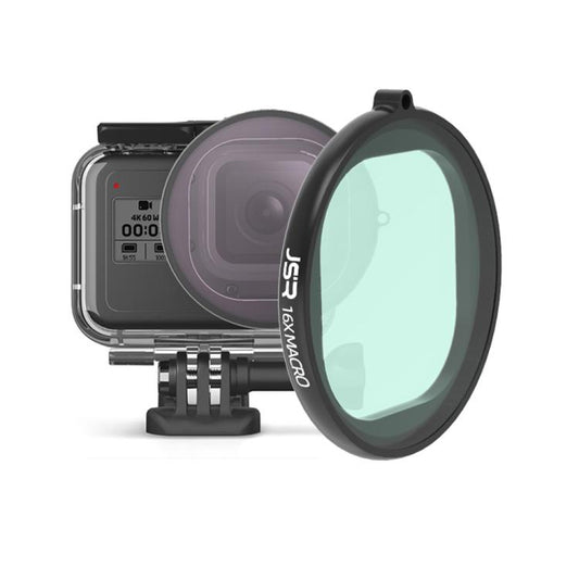 JSR Round Housing 16X Macro Lens Filter for GoPro HERO8 Black - free shipping - PMC Jewellery - Order now!