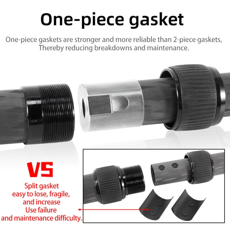 BEXIN P222C 234mm-393mm Tripod Extension Pole Carbon Fiber Center Column Tripod Extender(Black) - Monopods by BEXIN | Online Shopping South Africa | PMC TechLife | Buy Now Pay Later Mobicred