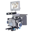 YELANGU YLG1105A Handle Video Camera Cage Stabilizer Kit with Matte Box & Follow Focus for Panasonic Lumix DMC-GH4 & G7 / Sony A7 & A7S & A7R & A7RII & A7SII - free shipping - PMC TechLife - Order now!