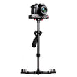 YELANGU YLG0107K 40-67cm Aviation  Aluminum + Carbon Fiber Professional Steadicam Handheld Stabilizer for DSLR Camera DV - free shipping - PMC TechLife - Order now!