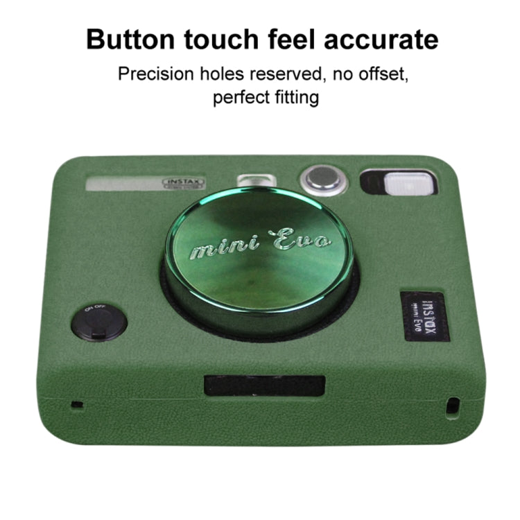 Soft Silicone Protective Case for FUJIFILM instax mini Evo (Green) - Protective Case by PMC TechLife | Online Shopping South Africa | PMC TechLife | Buy Now Pay Later Mobicred