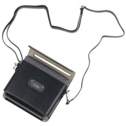 For FUJIFILM instax Link WIDE Full Body PU Leather Case Bag with Strap(Black)