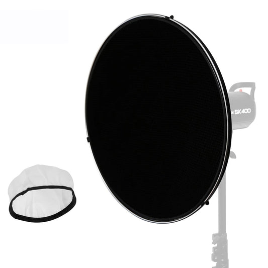 Godox RS55CM 55cm Studio White Beauty Dish Reflector Bowens Mount Diffuser - free shipping - PMC Jewellery - Order now!