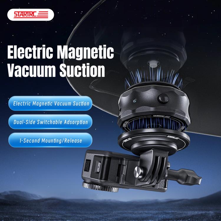 STARTRC Universal Electric Magnetic Suction Cup Mount (Black) - free shipping - PMC TechLife - Order now!