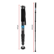 BEXIN P335C Camera Carbon Fiber Monopod Travel Live Selfie Bracket Holder