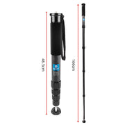 BEXIN P405C Camera Carbon Fiber Monopod Travel Live Selfie Bracket Holder