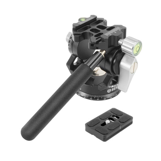 BEXIN DT-02S/S 2D 360 Degree Panorama Heavy Duty Tripod Action Fluid Drag Head with Quick Release Plate - free shipping - PMC Jewellery - Order now!
