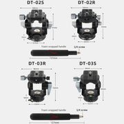 BEXIN DT-03R/S 720 Degree Panorama Heavy Duty Tripod Action Fluid Drag Head with Quick Release Plate