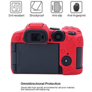 For Canon EOS R7 Soft Silicone Protective Case (Red)