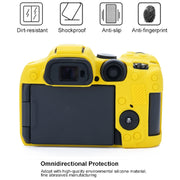 For Canon EOS R7 Soft Silicone Protective Case (Yellow)