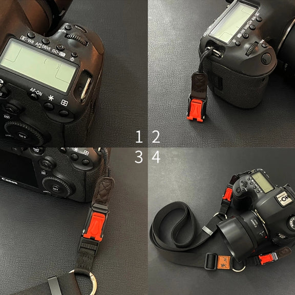 XJ03 Camera Shoulder Hanging Neck Strap(Dark Green)