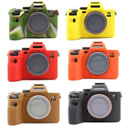 For Sony  A7S III / A7S3 Soft Silicone Protective Case(Coffee)