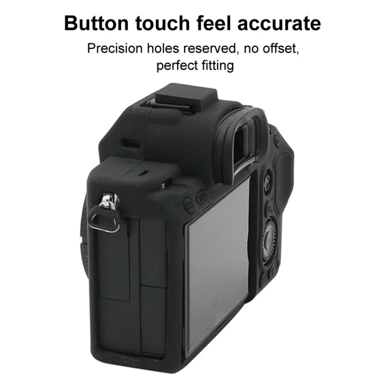 For Sony  A7S III / A7S3 Soft Silicone Protective Case(Camouflage)