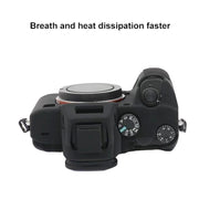For Sony  A7S III / A7S3 Soft Silicone Protective Case(Coffee)