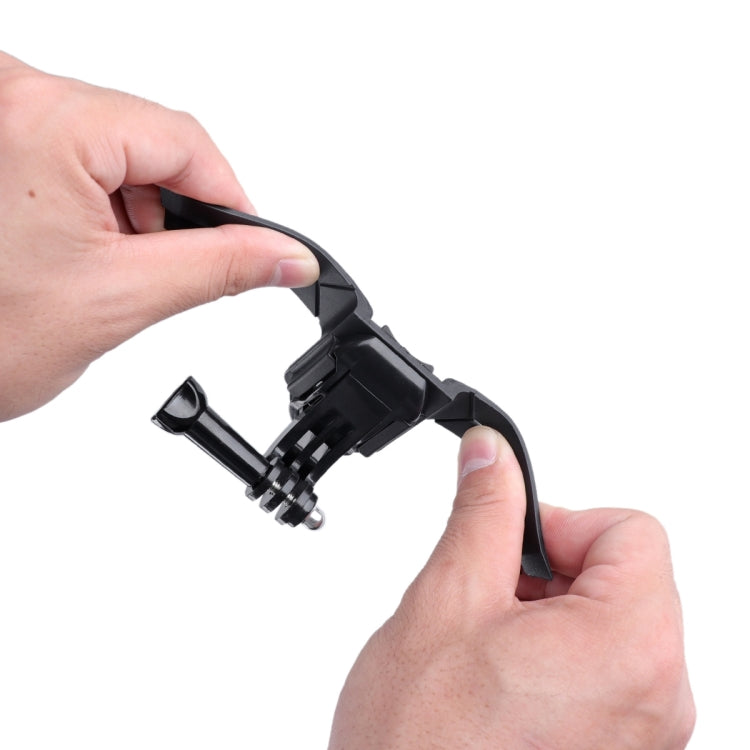 RUIGPRO Action Camera Phone Helmet Mount Kit with J-Hook Buckle & Rotation Phone Clamp & Adapter(Black) - Helmet Mount by RUIGPRO | Online Shopping South Africa | PMC TechLife | Buy Now Pay Later Mobicred