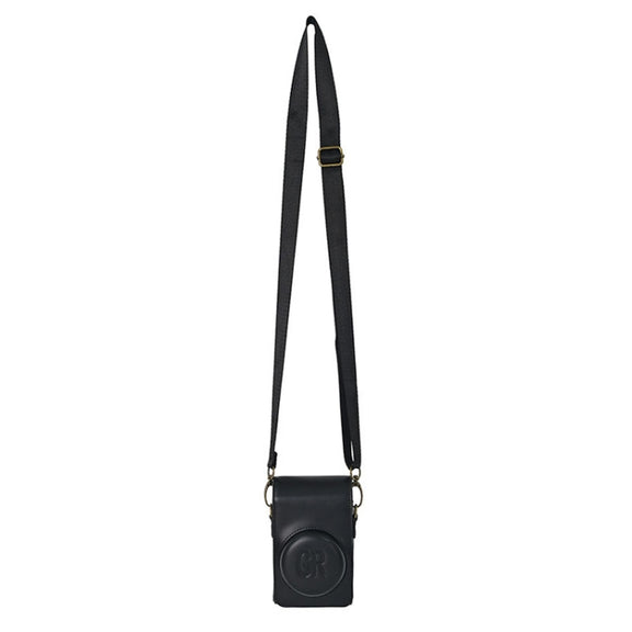 Full Body Camera PU Leather Case Bag with Strap for Ricoh GR / GRII / GRIII, Casio ZR1200 / ZR1500/ ZR2000/ ZR3500, ZR3600 / ZR3700 / ZR5500 (Black)