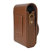 Full Body Camera PU Leather Case Bag with Strap for Ricoh GR / GRII / GRIII, Casio ZR1200 / ZR1500/ ZR2000/ ZR3500, ZR3600 / ZR3700 / ZR5500 (Coffee)