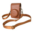Full Body Camera PU Leather Case Bag with Strap for Ricoh GR / GRII / GRIII, Casio ZR1200 / ZR1500/ ZR2000/ ZR3500, ZR3600 / ZR3700 / ZR5500 (Brown) - Leather Bag by PMC TechLife | Online Shopping South Africa | PMC TechLife | Buy Now Pay Later Mobicred