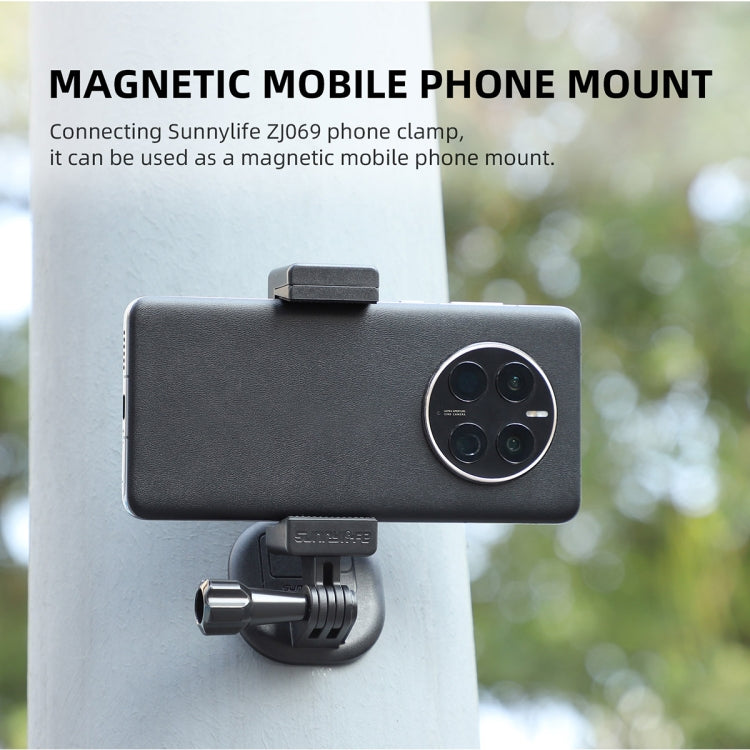 Sunnylife ZJ554 Magnetic Wearable Neck Phone Action Camera  Holder (Black) - Holder by Sunnylife | Online Shopping South Africa | PMC TechLife | Buy Now Pay Later Mobicred