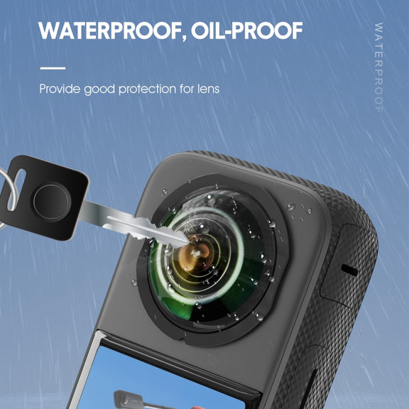 For Insta360 X3 STARTRC Lens Guard PC Protective Cover(Black)