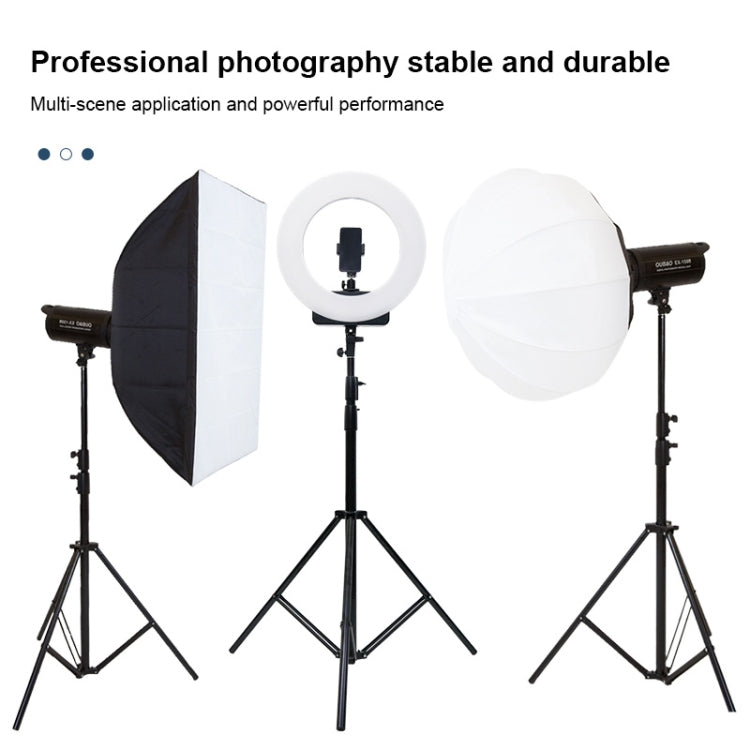 TRIOPO 2.2m Height Professional Photography Metal Lighting Stand Holder for Studio Flash Light - free shipping - PMC Jewellery - Order now!