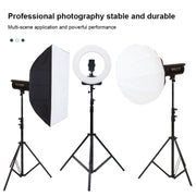 TRIOPO 2.2m Height Professional Photography Metal Lighting Stand Holder for Studio Flash Light