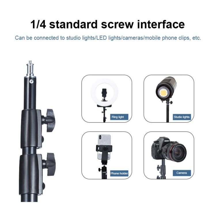 TRIOPO 2.2m Height Professional Photography Metal Lighting Stand Holder for Studio Flash Light