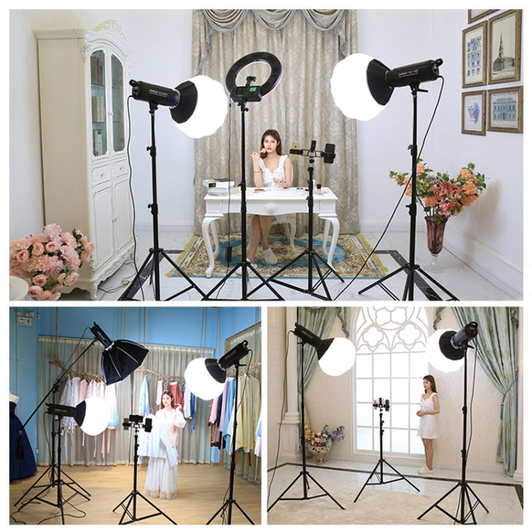 TRIOPO 2.2m Height Professional Photography Metal Lighting Stand Holder for Studio Flash Light - free shipping - PMC Jewellery - Order now!