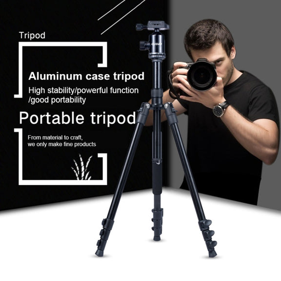 TRIOPO Oubao A-308S Adjustable Portable  Aluminum Alloy Tripod with Ball Head for SLR Camera