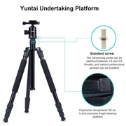 TRIOPO Oubao A-308S Adjustable Portable  Aluminum Alloy Tripod with Ball Head for SLR Camera