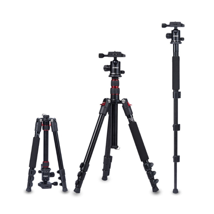 TRIOPO Oubao A-208S Adjustable Portable  Aluminum Alloy Tripod with Ball Head for SLR Camera - free shipping - PMC TechLife - Order now!