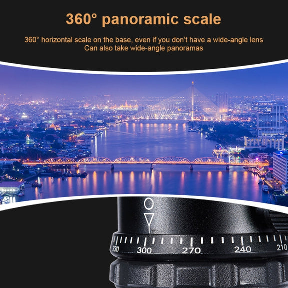 TRIOPO Oubao A-208S Adjustable Portable  Aluminum Alloy Tripod with Ball Head for SLR Camera