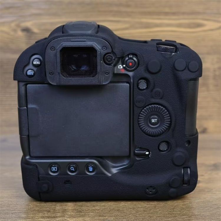 For Canon EOS R3 Soft Silicone Protective Case (Black) - Protective Case by PMC TechLife | Online Shopping South Africa | PMC TechLife | Buy Now Pay Later Mobicred