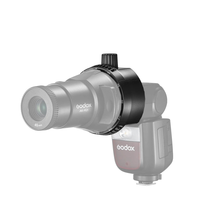 Godox AK-R25 Square Flash Head Adapter Holder for AK-R21 Projection Attachment(Black) - Shoe Mount Flashes by Godox | Online Shopping South Africa | PMC TechLife | Buy Now Pay Later Mobicred
