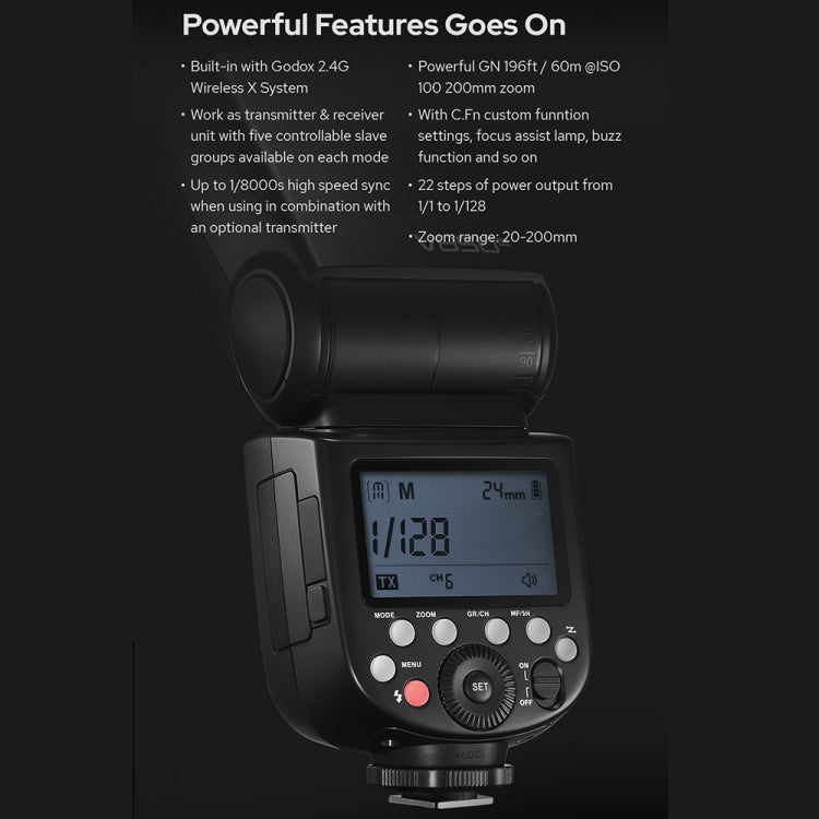 Godox V850III 2.4GHz Wireless Flash Speedlite Camera Light(EU Plug)
