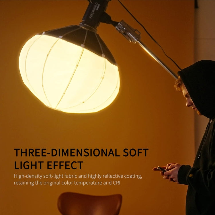 FEELWORLD FSL65 65cm Lantern Softbox Quick Release Diffuser with Bowens Mount - free shipping - PMC Jewellery - Order now!