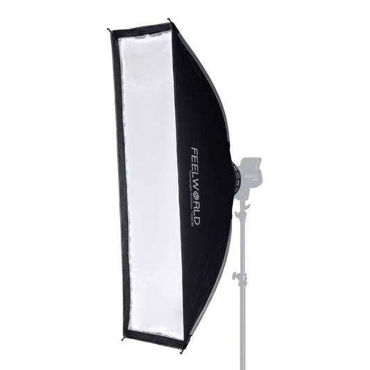 FEELWORLD FSR120 30x120cm Rectangular Softbox Quick Release Bowens Mount Diffuser - free shipping - PMC Jewellery - Order now!