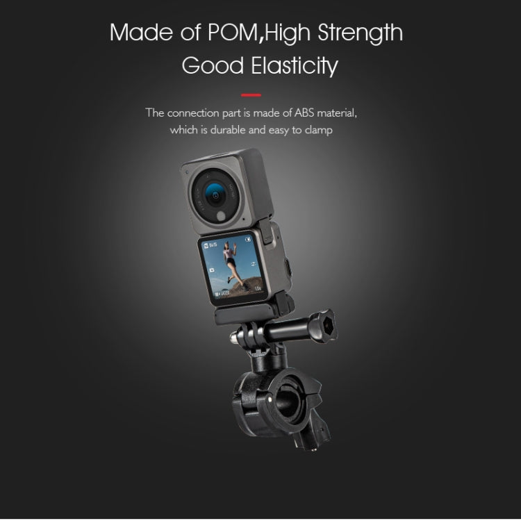 STARTRC Upgrade Bike Handlebar Fixed Mount Holder For DJI Action 3 / Action 2 / OSMO Action (Black) - free shipping - PMC TechLife - Order now!