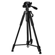 3366 Quality 1.7m Portable Phone Live Selfie Tripod DV SLR Camera Stand (Black)