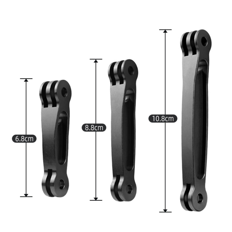 3 in 1 Joint Aluminum Extension Arm Grip Extenter for GoPro, Insta360, DJI and Other Action Cameras - Others by PMC Jewellery | Online Shopping South Africa | PMC Jewellery | Buy Now Pay Later Mobicred