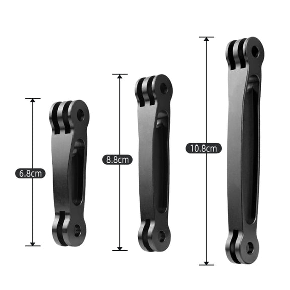 3 in 1 Joint Aluminum Extension Arm Grip Extenter for GoPro, Insta360, DJI and Other Action Cameras