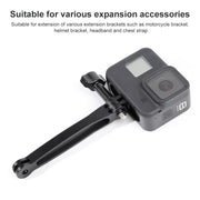 3 in 1 Joint Aluminum Extension Arm Grip Extenter for GoPro, Insta360, DJI and Other Action Cameras