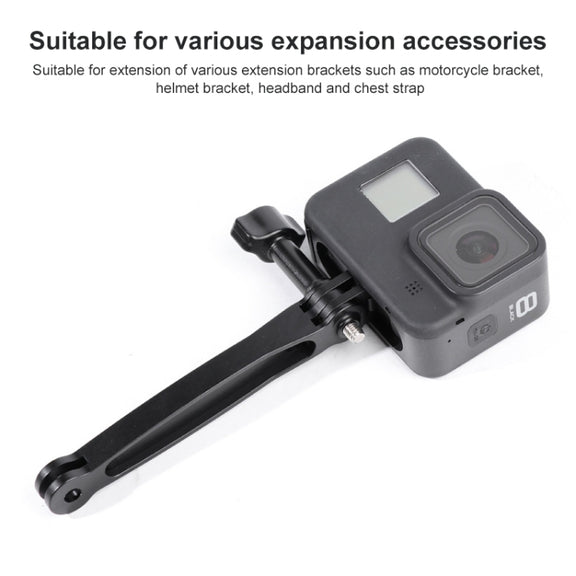 3 in 1 Joint Aluminum Extension Arm Grip Extenter for GoPro, Insta360, DJI and Other Action Cameras