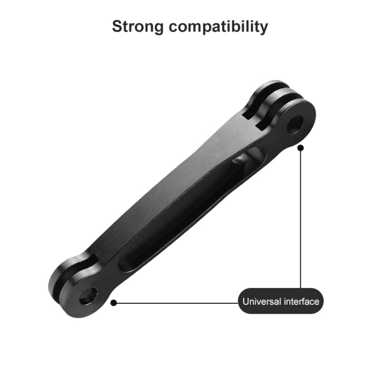 Joint Aluminum Extension Arm Grip Extenter for GoPro, Insta360, DJI and Other Action Cameras, Length: 10.8cm