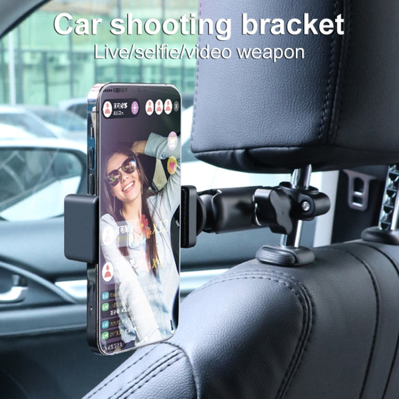 21mm Ballhead Car Front Seat Handlebar Fixed Mount Holder with Tripod Adapter & Screw for GoPro, Insta360, DJI and Other Action Cameras