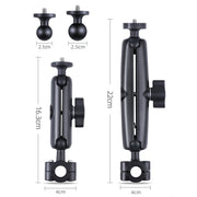 21mm Ballhead Car Front Seat Handlebar Fixed Mount Holder with Tripod Adapter & Screw for GoPro, Insta360, DJI and Other Action Cameras